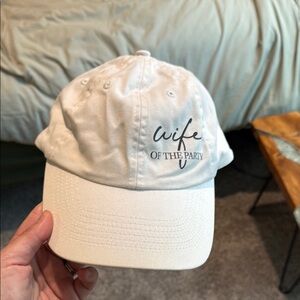 White 'Wife of the Party' Cap